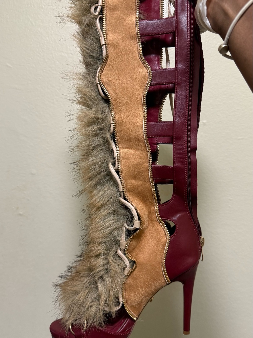 Women’s Azalea Wang Long Fur Boots
